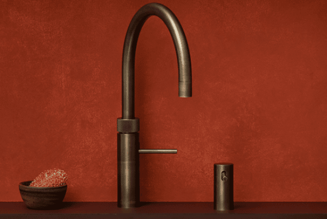 Quooker Round Patinated Brass